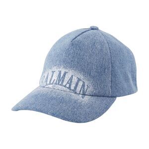 Emb Logo Hat - Balmain - Cotton - Blue
